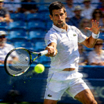 网球运动员诺瓦克·德约科维奇比赛照片